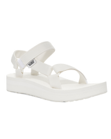 The Teva Womens Midform Universal Sandals in Bright White