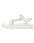 The Teva Womens Midform Universal Sandals in Bright White