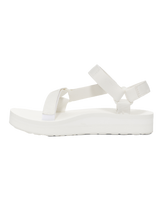 The Teva Womens Midform Universal Sandals in Bright White