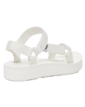 The Teva Womens Midform Universal Sandals in Bright White