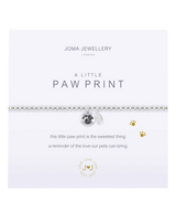 Little Paw Print Bracelet in Silver