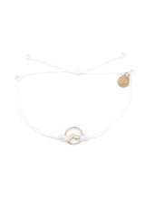 The Pura Vida Sierra Rose Gold Bracelet in White