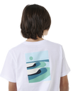 The Rip Curl Boys Boys Surf Revival T-Shirt in White