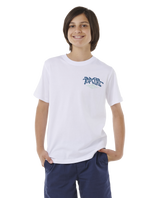 The Rip Curl Boys Boys Shred Till Dead T-Shirt in White