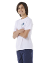 The Rip Curl Boys Boys Shred Till Dead T-Shirt in White