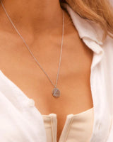 Havana Pendant Necklace in Silver