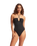 The Seafolly Womens Sea Dive Bandeau Swimsuit in Black