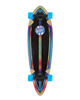 The Santa Cruz Iridescent Dot 33" Pintail Skateboard in Multi