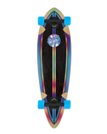 The Santa Cruz Iridescent Dot 33" Pintail Skateboard in Multi
