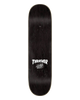 The Santa Cruz SC X Thrasher Screaminf Flame Logo Skateboard Deck in White