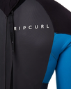 The Rip Curl Mens Omega 3/2mm Back Zip Wetsuit in Blue