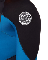 The Rip Curl Mens Omega 3/2mm Back Zip Wetsuit in Blue