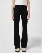 The Wrangler Womens Flare Jeans in Retro Black