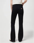 The Wrangler Womens Flare Jeans in Retro Black