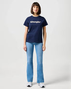 The Wrangler Womens Flare Jeans in Hazel