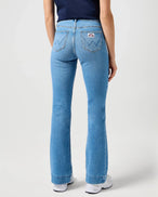 The Wrangler Womens Flare Jeans in Hazel