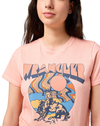 The Wrangler Womens Regular T-Shirt in Blush