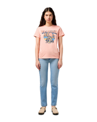 The Wrangler Womens Regular T-Shirt in Blush