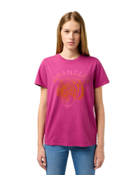 The Wrangler Womens Regular T-Shirt in Violet Quartz