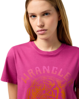 The Wrangler Womens Regular T-Shirt in Violet Quartz