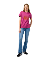 The Wrangler Womens Regular T-Shirt in Violet Quartz