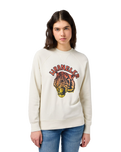 The Wrangler Womens Raglan Sweatshirt in Vintage White