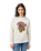 The Wrangler Womens Raglan Sweatshirt in Vintage White