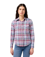 The Wrangler Womens Western Shirt in Violet Quartz