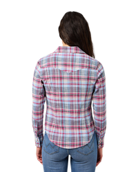 The Wrangler Womens Western Shirt in Violet Quartz