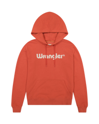 The Wrangler Womens Regular Hoodie in Burnt Sienna