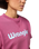 The Wrangler Womens Short Sleeve Sweatshirt in Violet