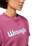 The Wrangler Womens Short Sleeve Sweatshirt in Violet