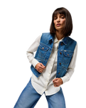 The Wrangler Womens Shrunken Denim Jacket in Leaving Town