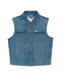 The Wrangler Womens Shrunken Denim Jacket in Leaving Town