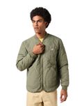 The Wrangler Mens Puffer Jacket in Dusty Olive