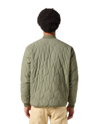 The Wrangler Mens Puffer Jacket in Dusty Olive