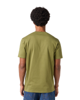 The Wrangler Mens Sign Off T-Shirt in Dusty Olive