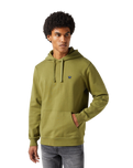 The Wrangler Mens Sign Off Hoodie in Capulet Olive