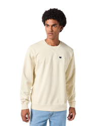 The Wrangler Mens Sign Off Sweatshirt in Stone