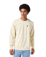 The Wrangler Mens Sign Off Sweatshirt in Stone