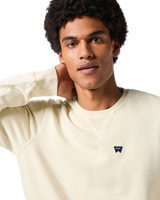 The Wrangler Mens Sign Off Sweatshirt in Stone