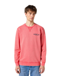 The Wrangler Mens Graphic Sweatshirt in Burnt Sienna