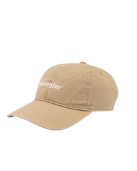 The Wrangler Mens Washed Logo Cap in Saddle