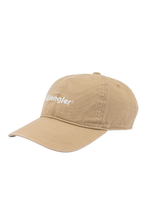 The Wrangler Mens Washed Logo Cap in Saddle