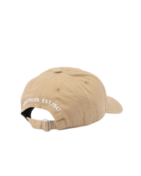 The Wrangler Mens Washed Logo Cap in Saddle