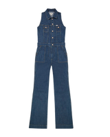 The Wrangler Womens Racer Back Cat Suit in Indigo Wranch