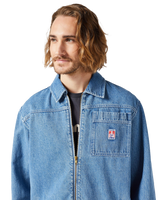 The Wrangler Mens Casey Jones Jacket in Faded Indigo