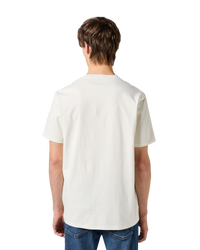 The Wrangler Mens Sign Off T-Shirt in Vintage White