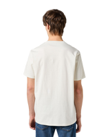 The Wrangler Mens Sign Off T-Shirt in Vintage White