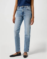 The Wrangler Womens Sunset Jeans in Frosty Silver